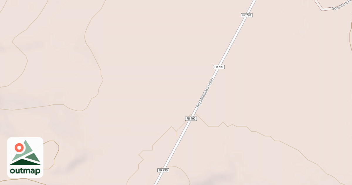Map of BIG MEADOWS CAMP SPUR 2D