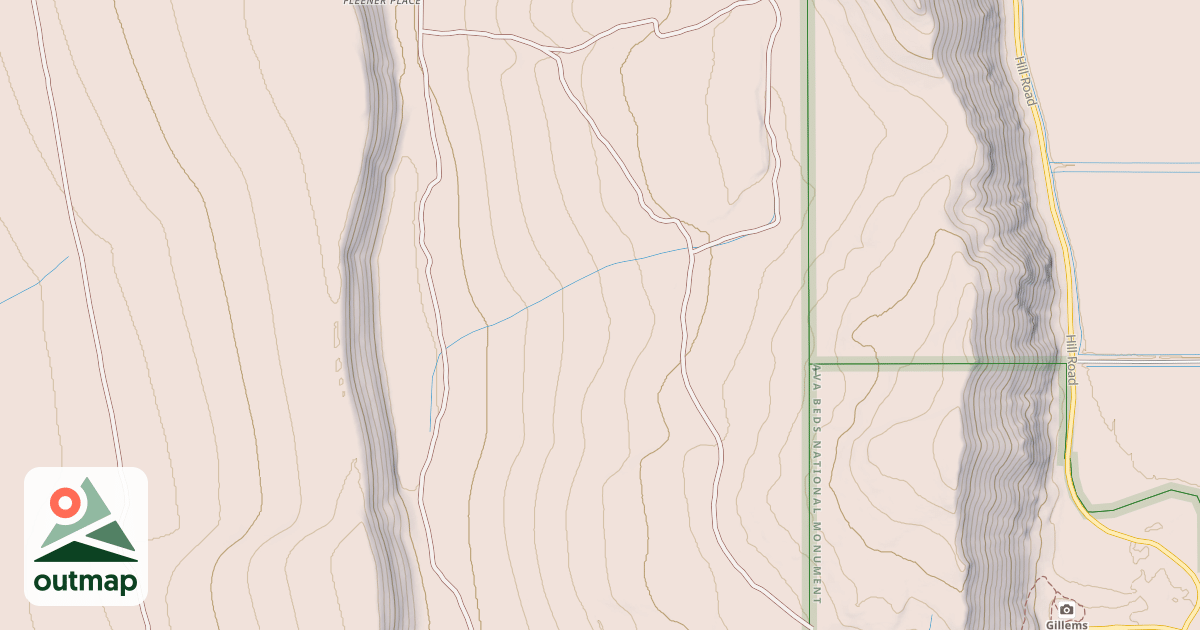 Map of BARNTOP SPUR