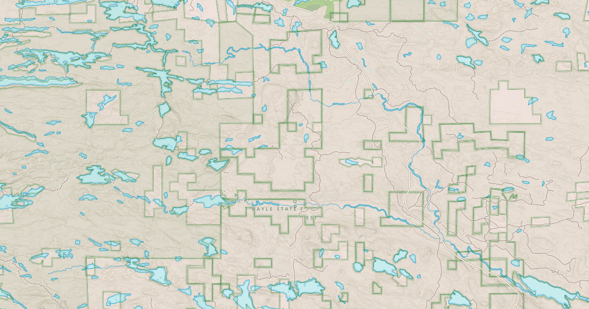 Map preview of EXPRESSWAY SNOWMOBILE ROUTE