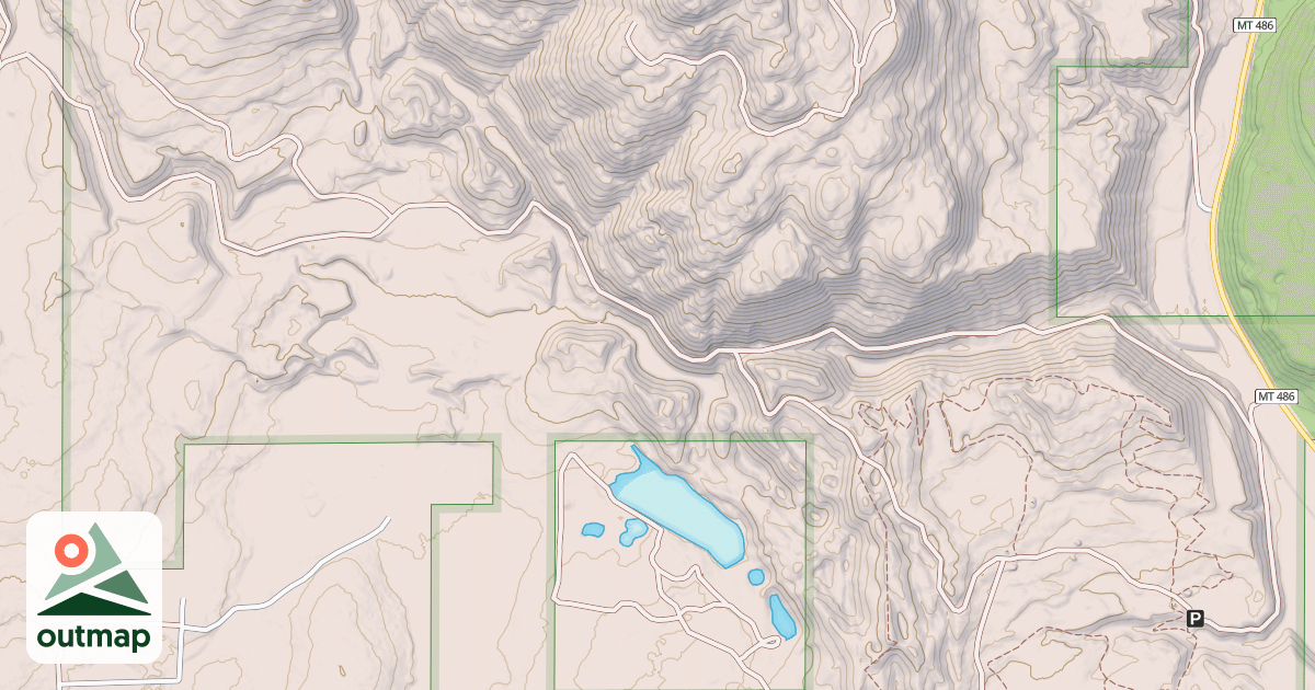Map of CEDAR RIDGE