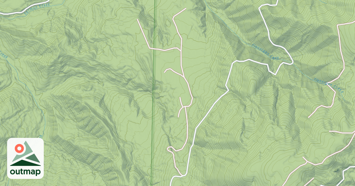 Map of LOWER FLANNIGAN