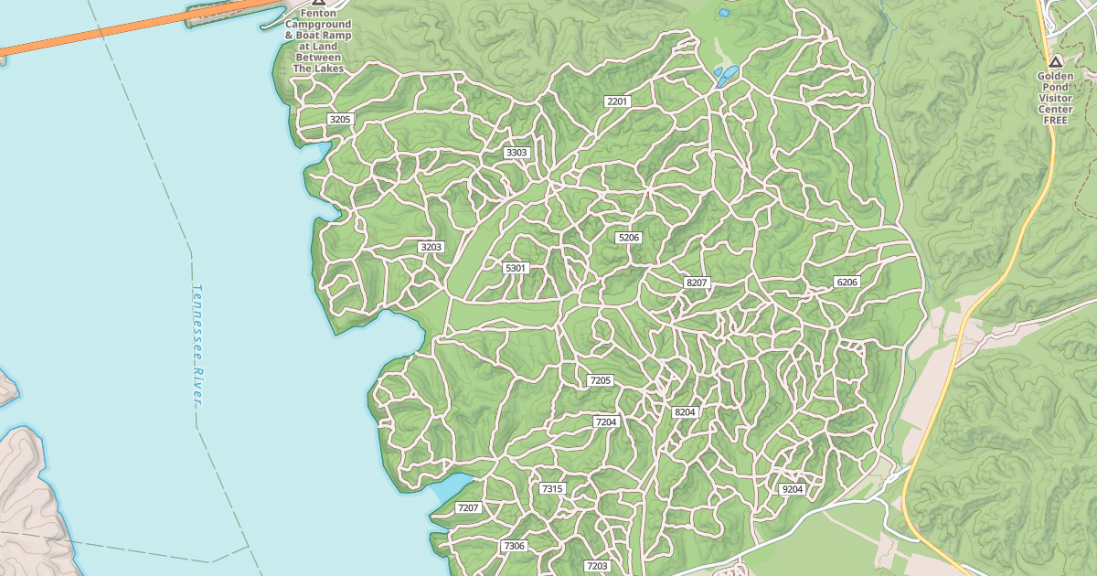 Map preview of USFS Motor Vehicle Use Map Trails 19764
