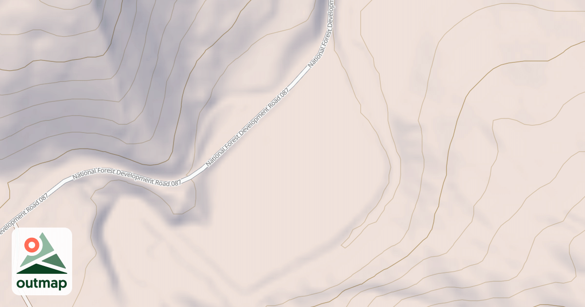 Map of MCCOY FLAT