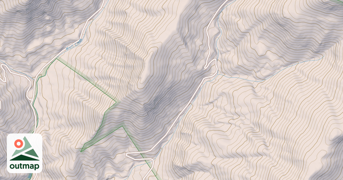 Map of BEECH FLAT CREEK