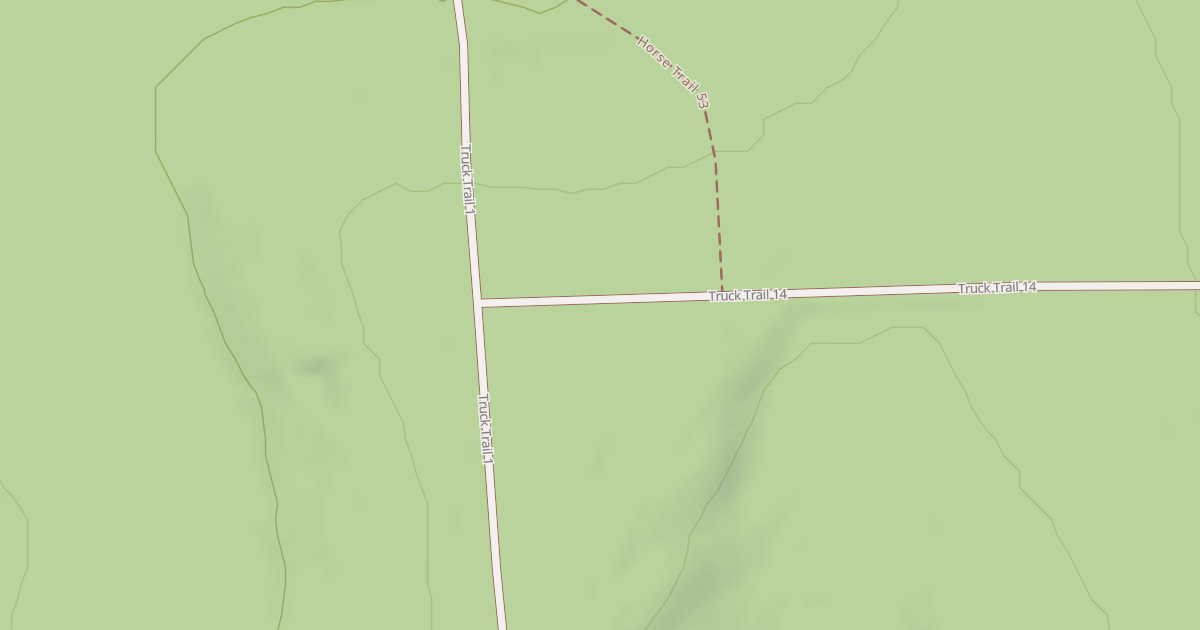 Map preview of Truck Trail 14