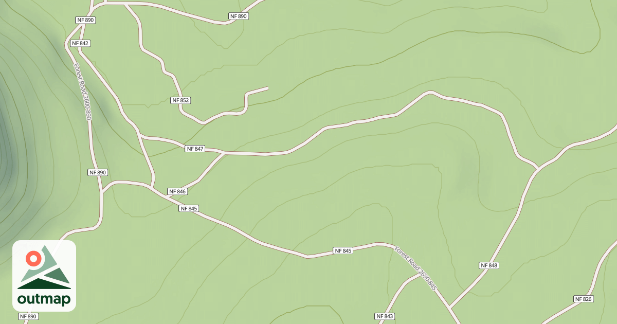 Map of Santiam Pass Ohv Atv Trail #41