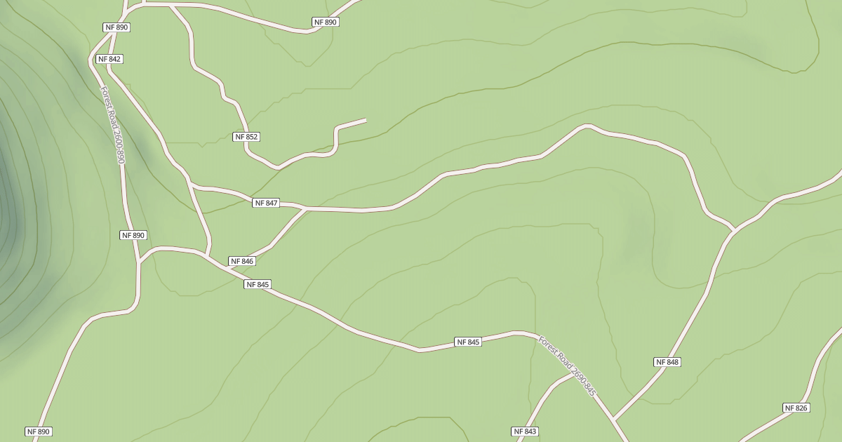Map preview of Santiam Pass Ohv Atv Trail #41