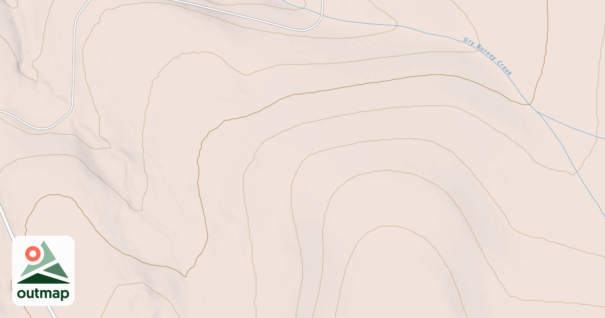 Map of BURNEY CR DRAIN