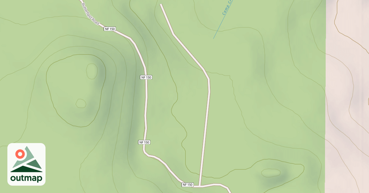 Map of USFS Motor Vehicle Use Map Roads {49DD8A2B-E80A-4158-9DD5-CB43474E3A5F}