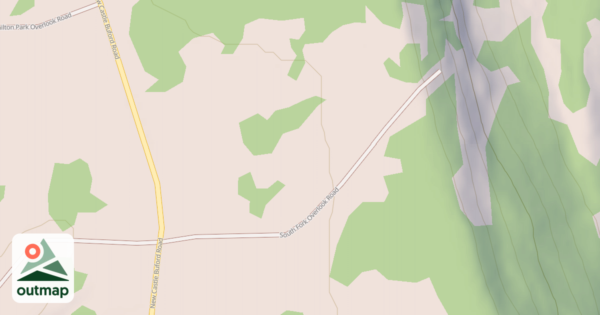 Map of SOUTH FORK OVERLOOK