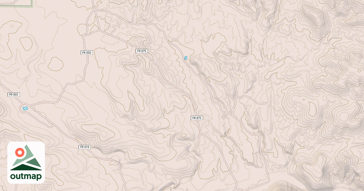 Map of USFS Motor Vehicle Use Map Roads {3AB1B285-B13B-449E-A693-E4B169380074}