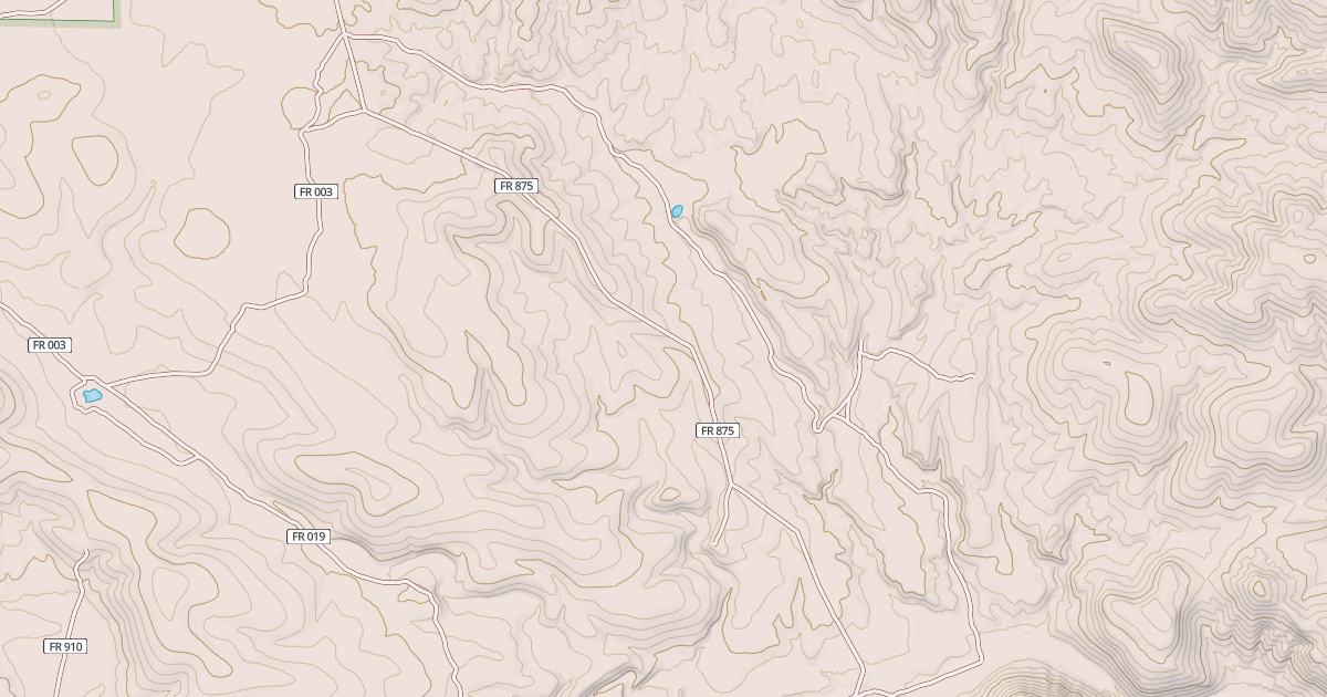 Map preview of USFS Motor Vehicle Use Map Roads {3AB1B285-B13B-449E-A693-E4B169380074}
