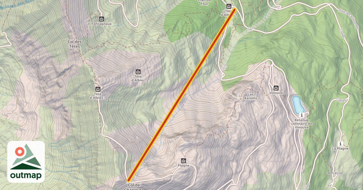 Map of Chaudannes