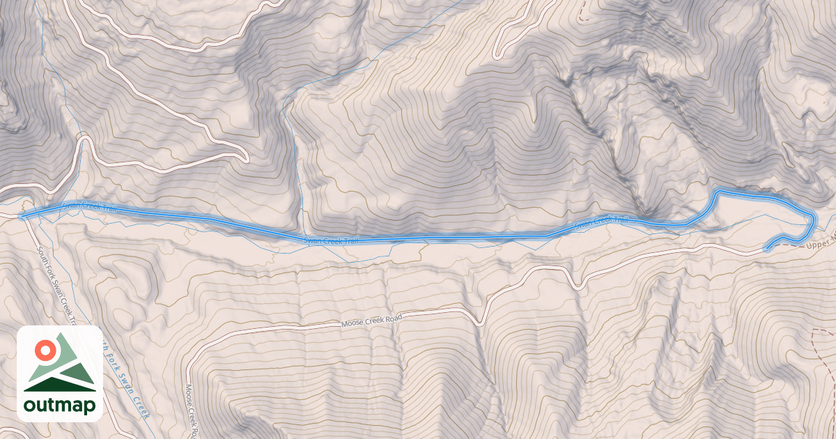 Map of Swan Creek Trail