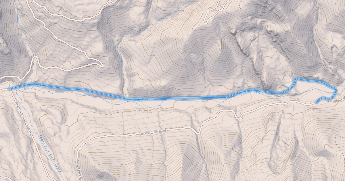 Map preview of Swan Creek Trail