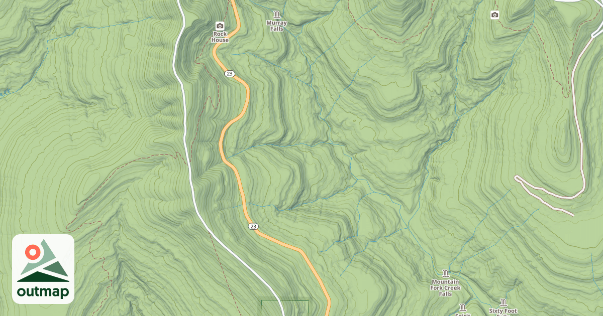 Map of USFS National Forest System Roads {2CFEDD04-5CB2-4B8B-9136-1137C0F5E0F8}