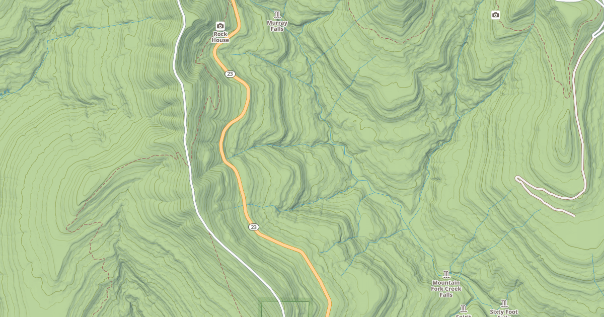 Map preview of USFS National Forest System Roads {2CFEDD04-5CB2-4B8B-9136-1137C0F5E0F8}
