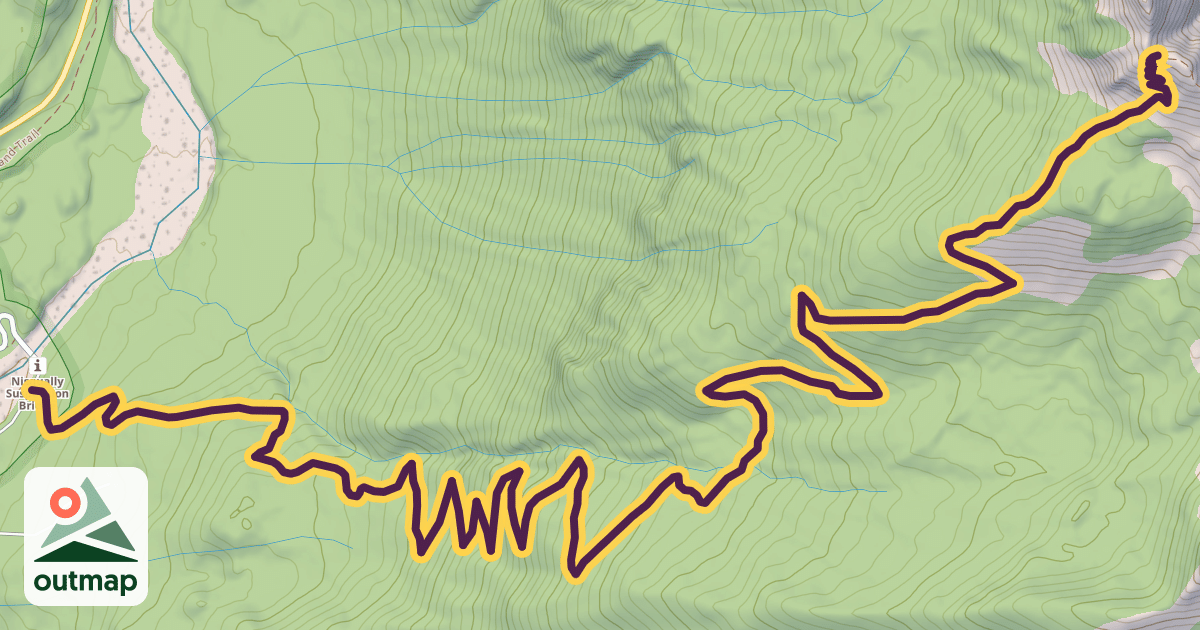 Map of Eagle Peak Trail