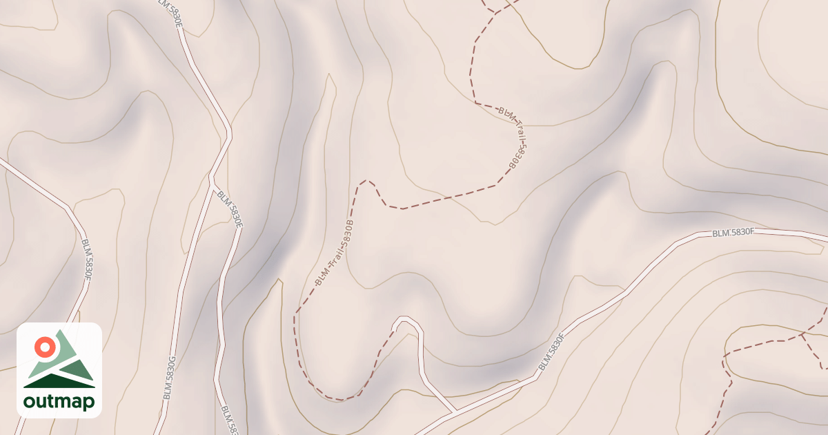 Map of Blm T5830b