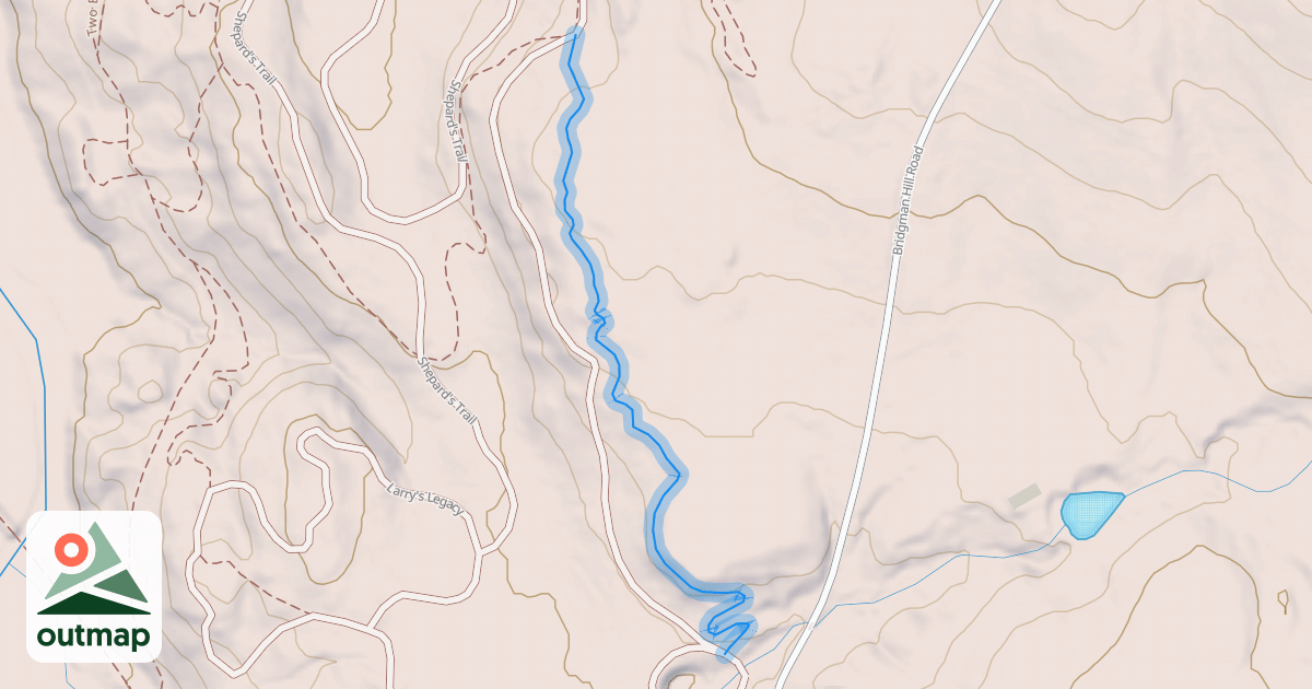 Map of Shepard's Trace