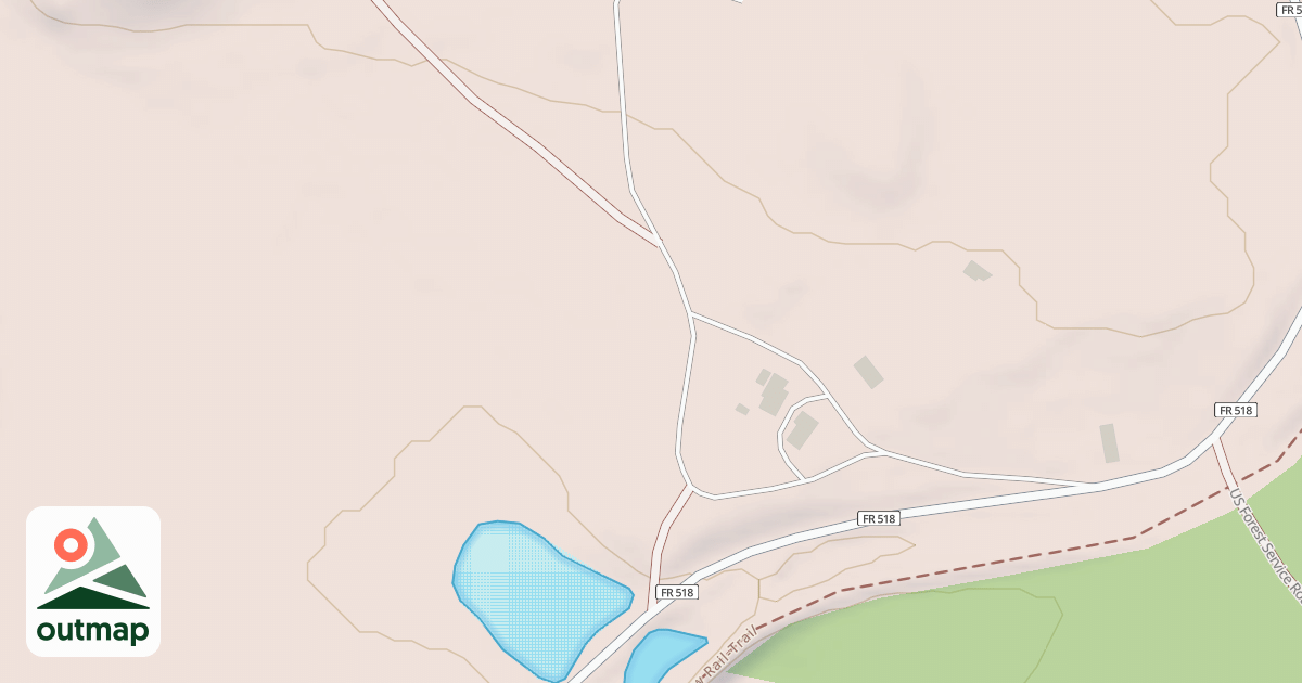 Map of GRAMM CABIN ACCESS