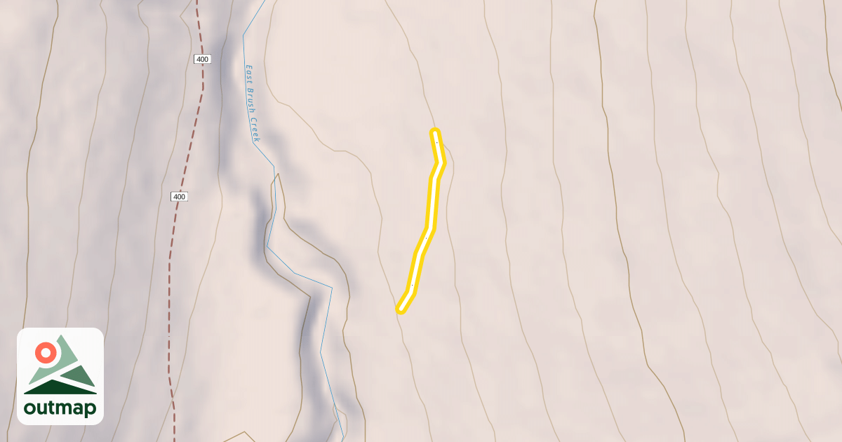 Map of Brush Creek Ski