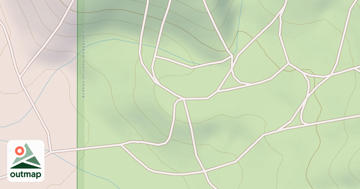 Map of BLM National GTLF Public Motorized Roads 1987348b-5e1d-4a2c-9c5a-6b8399514f17