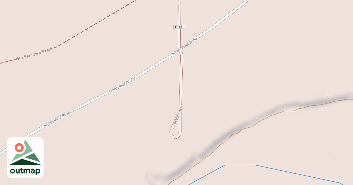 Map of BEAVER POND