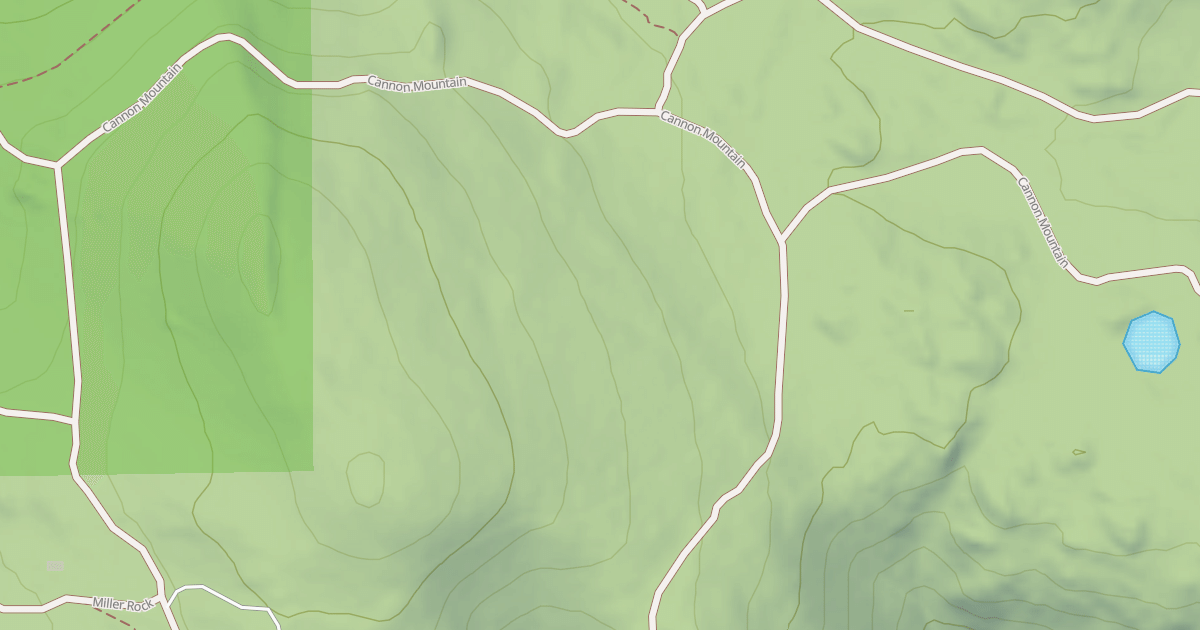 Map preview of CANNON MOUNTAIN