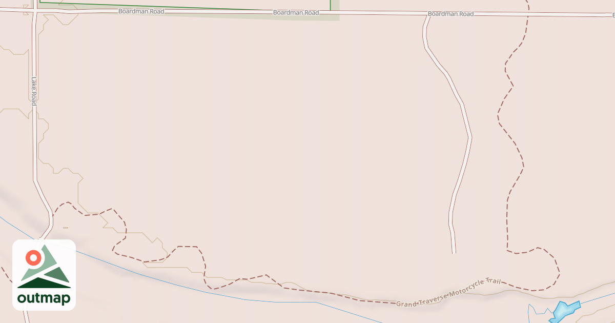 Map of Grand Traverse Motorcycle Trail