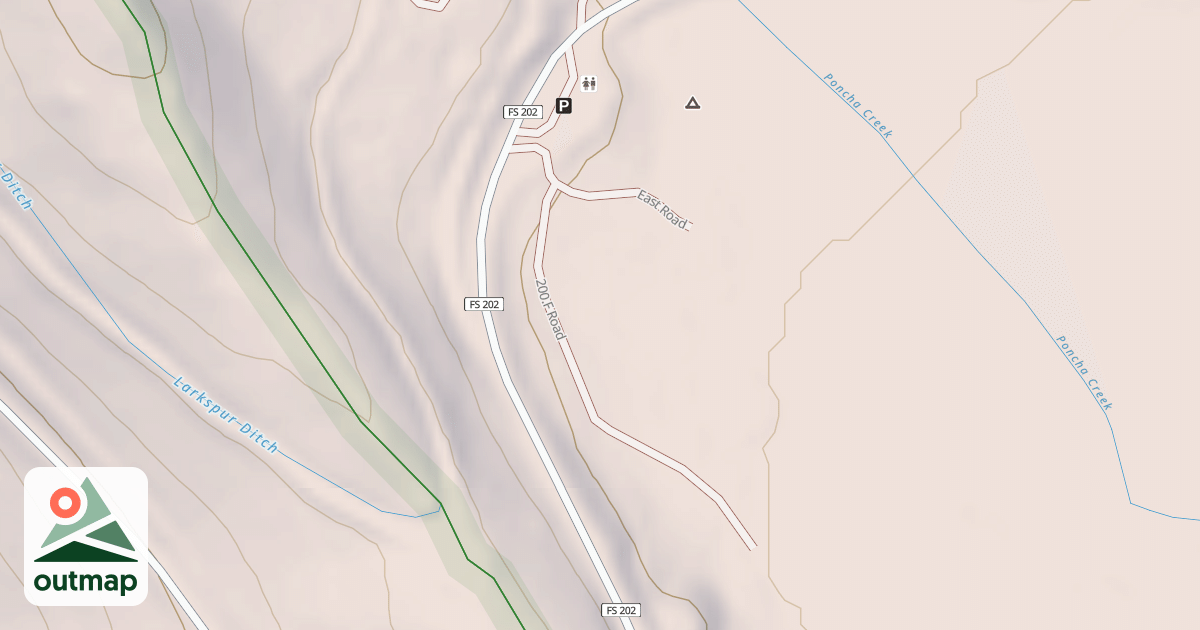 Map of 200.F