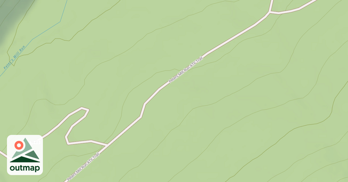 Map of Peters Mill Run