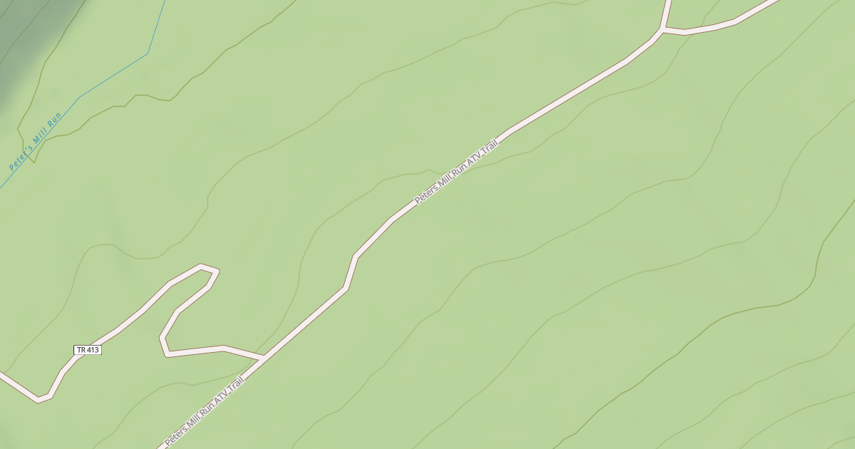 Map preview of Peters Mill Run