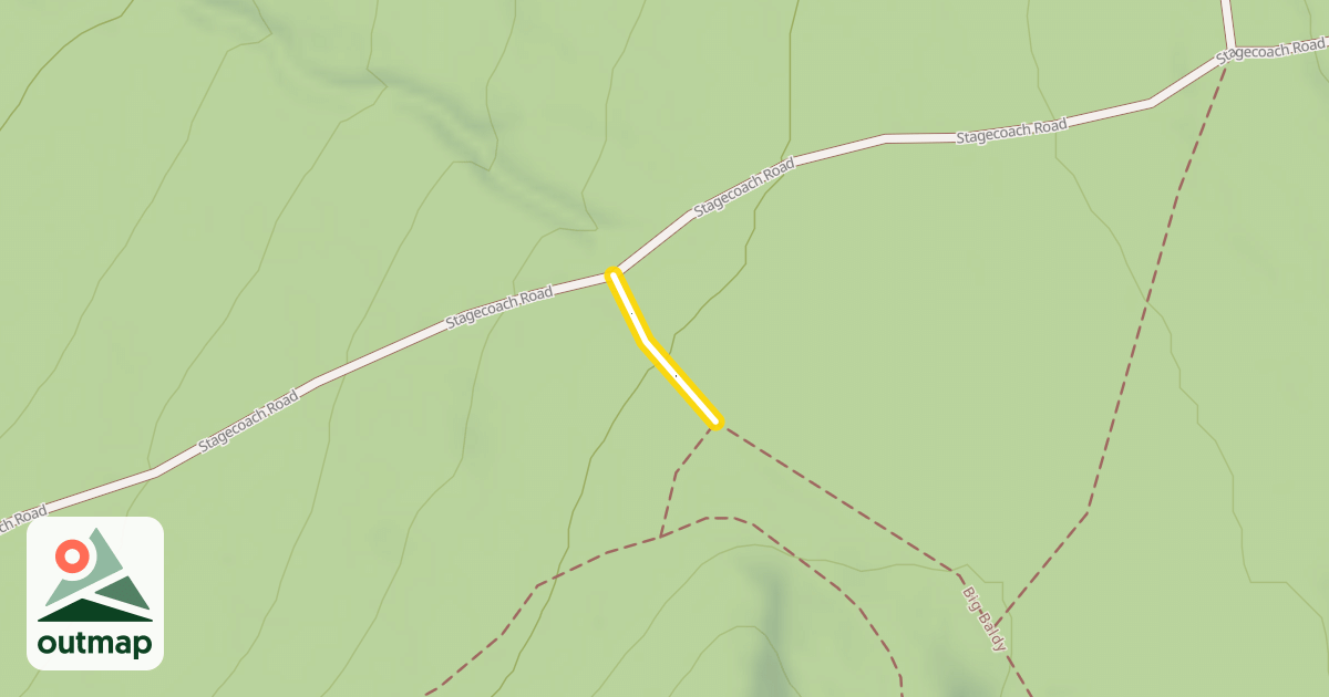 Map of Big Baldy
