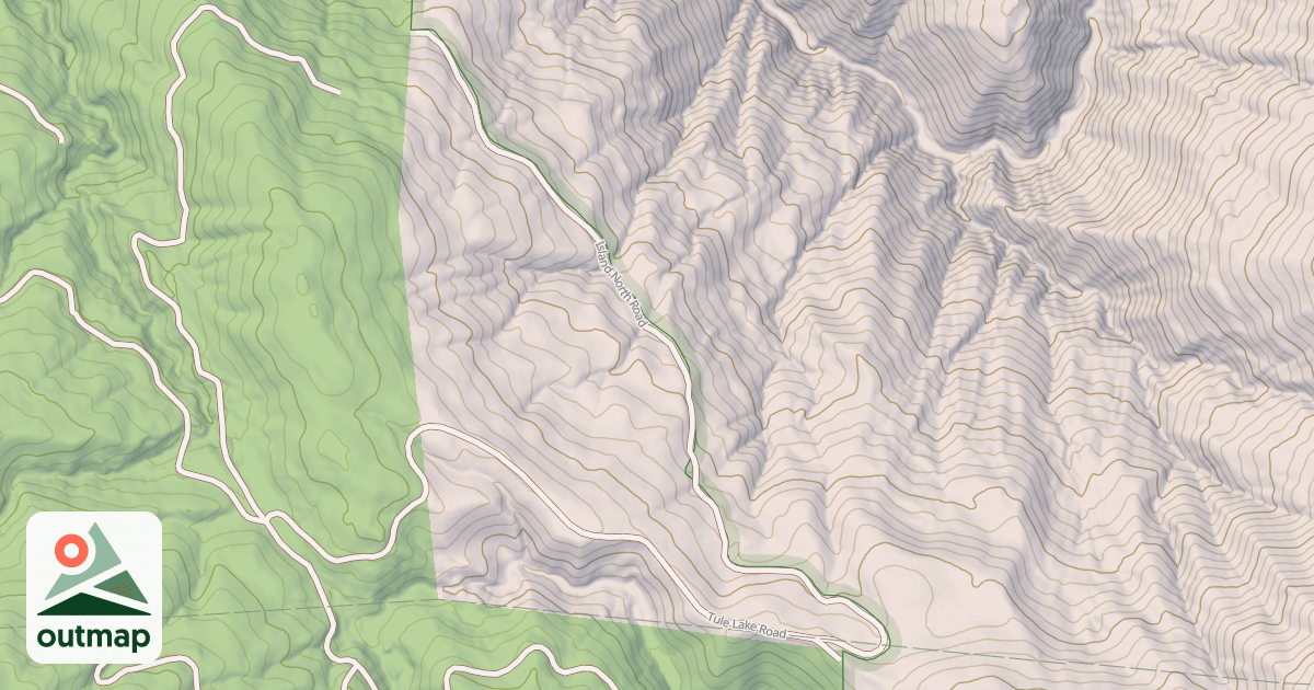 Map of ISLAND NORTH