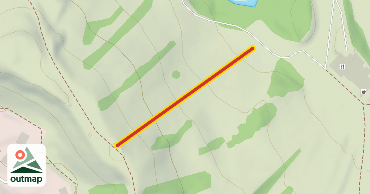 Map of Apple Bowl Triple Chairlift