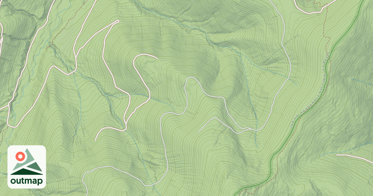 Map of NORTH CREEK