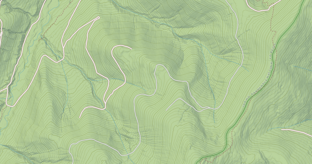 Map preview of NORTH CREEK