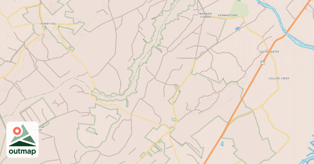 Map of MILL BRANCH