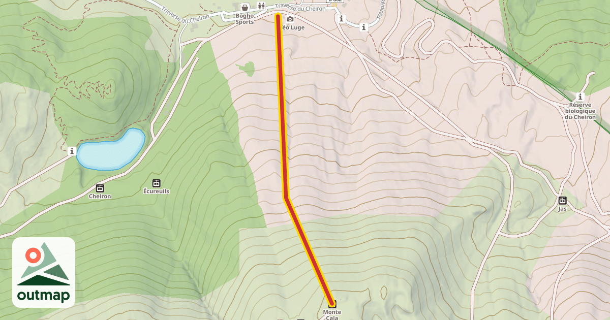 Map of Monte Cala