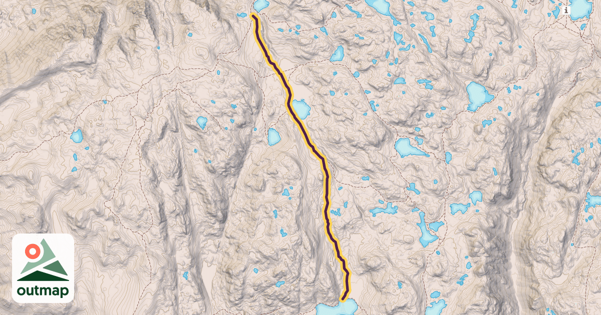 Map of Palmer Lake Trail