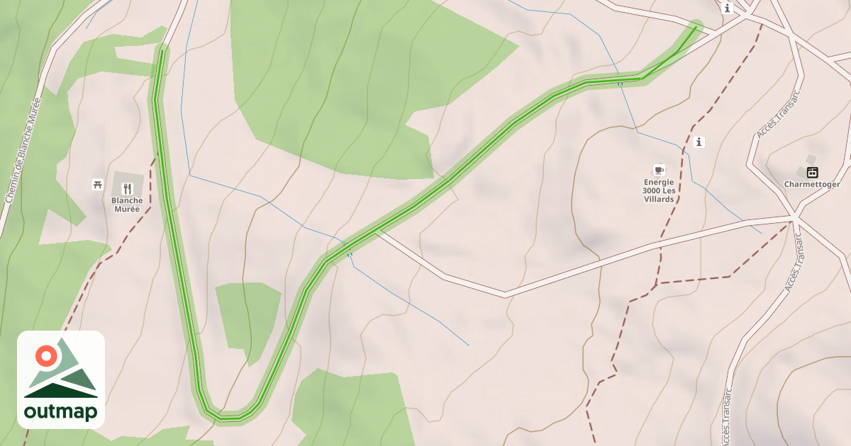Map of Chemin de Blanche Murée