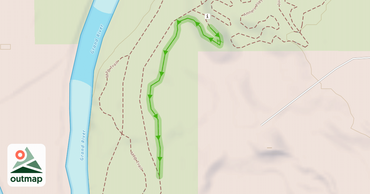 Map of MTB Trail