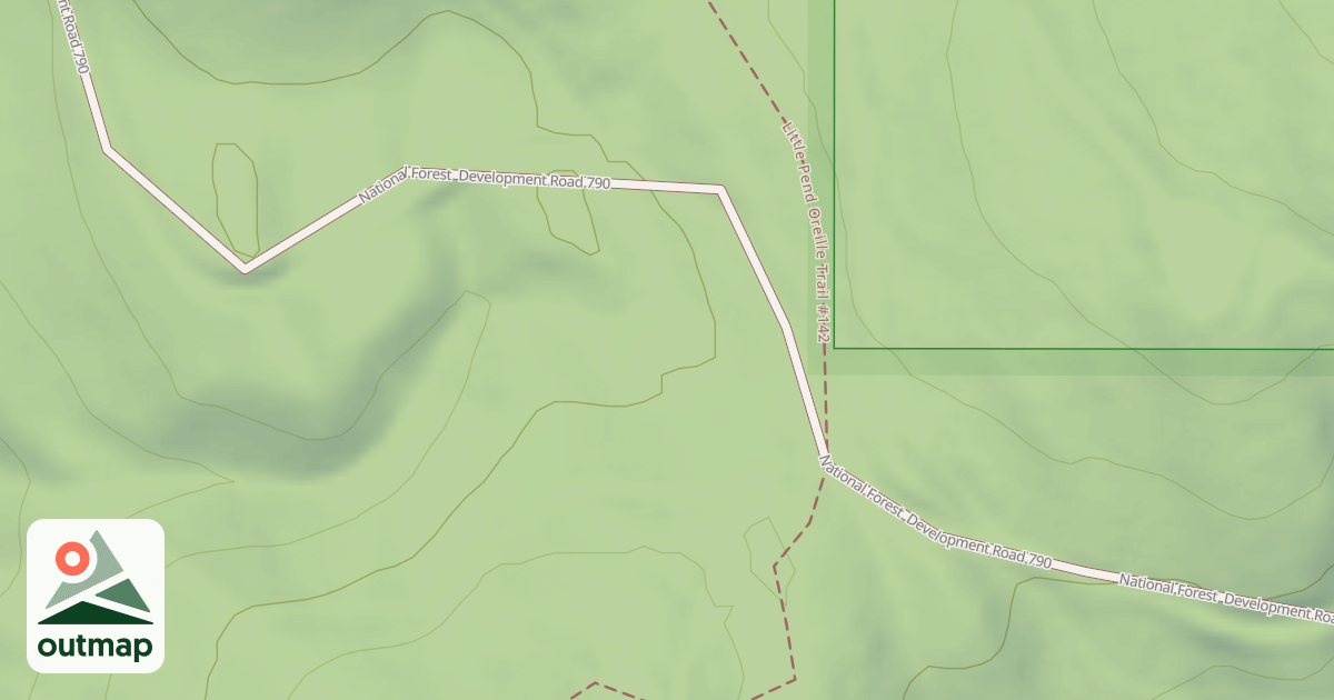 Map of THOMAS MTN