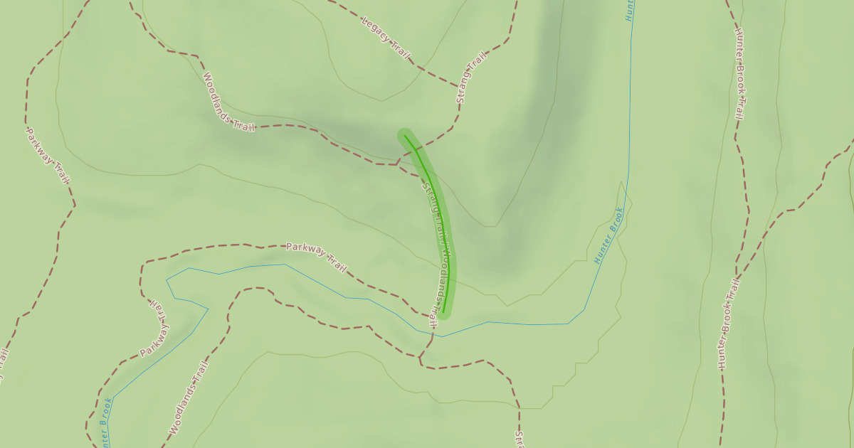 Map preview of W and Y Trail