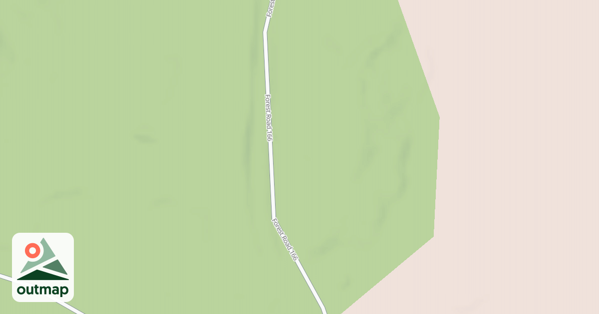 Map of FR 166F