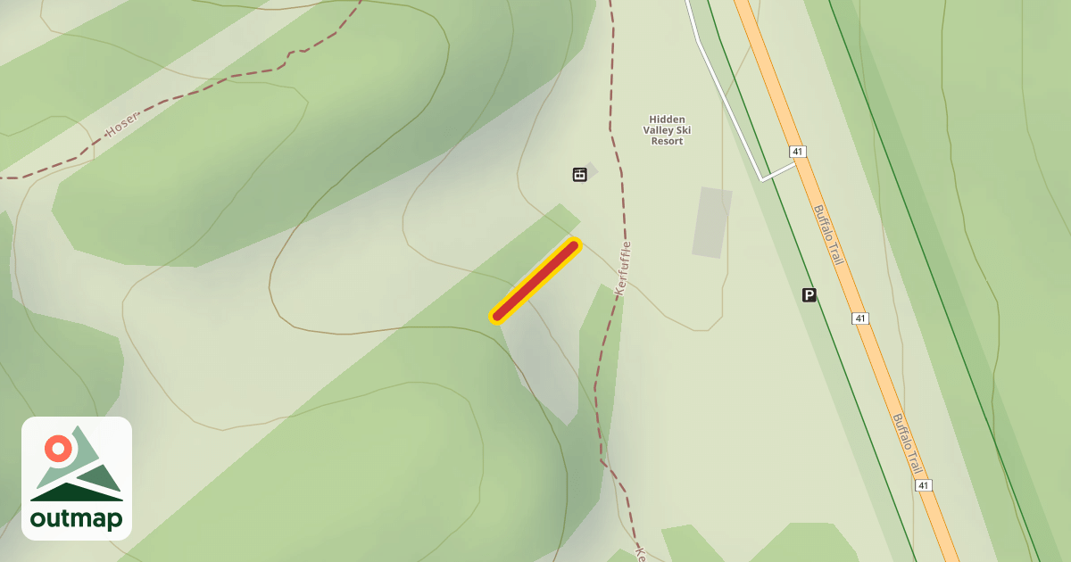Map of Handle Tow
