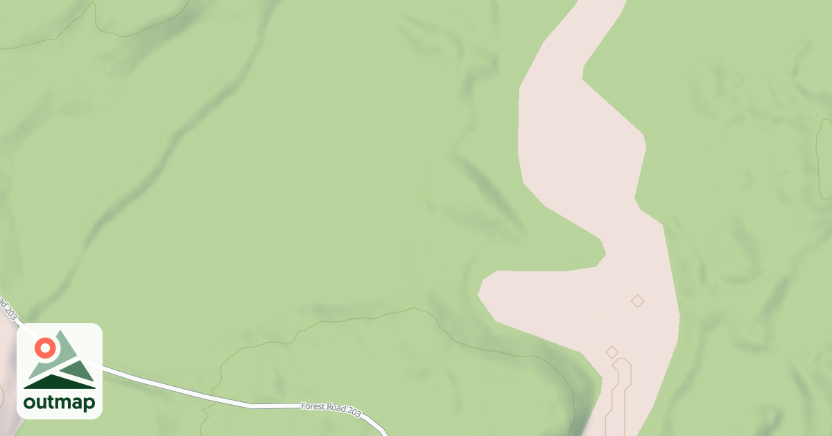 Map of FR 203A