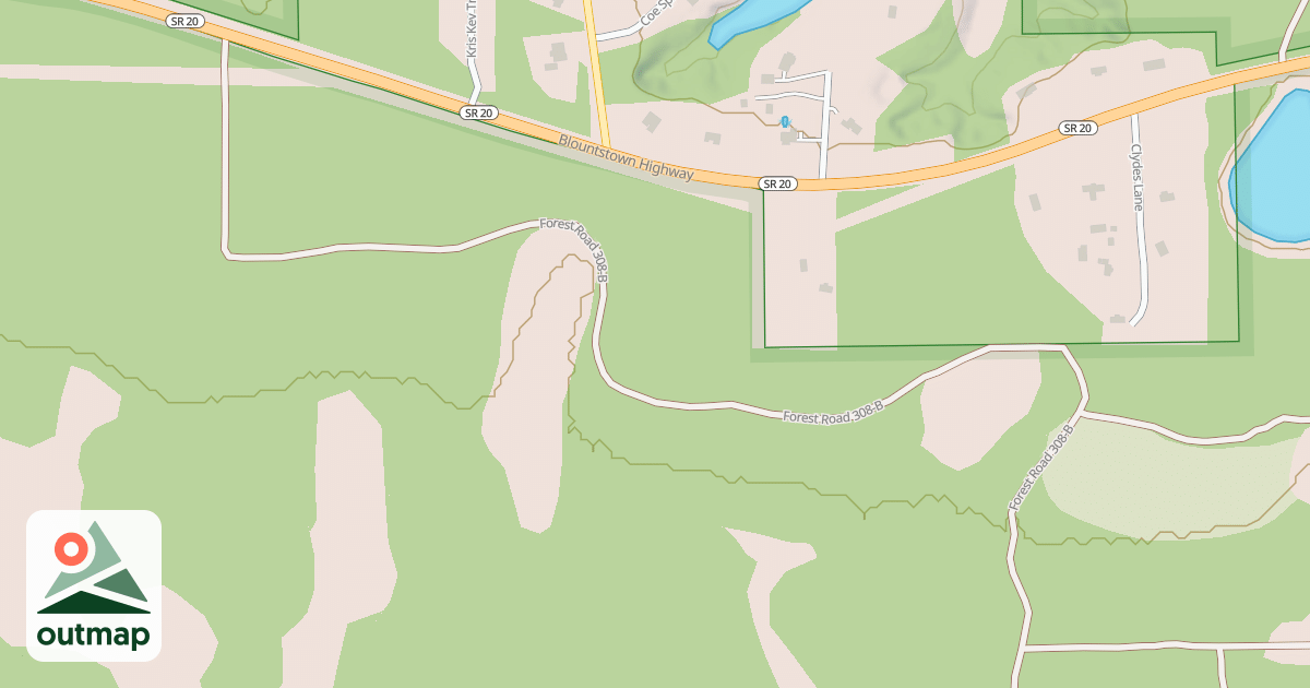 Map of USFS Motor Vehicle Use Map Roads {EF3C7F32-1459-4049-8509-A62A7D5E1738}