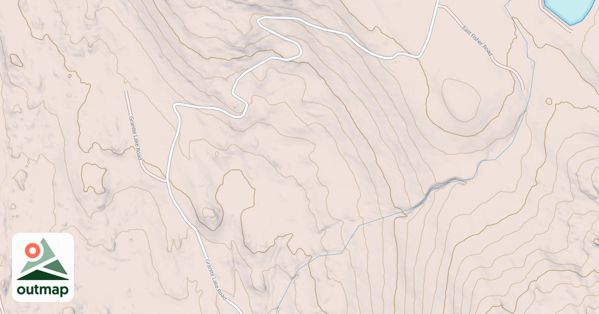 Map of GRANITE LAKE